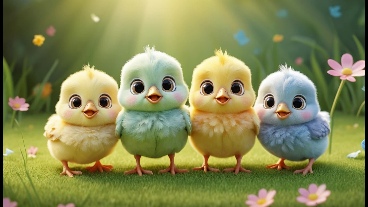 Five Little Chicks Chirp Chirp Chirp | Farm Animal Song & Counting Rhyme