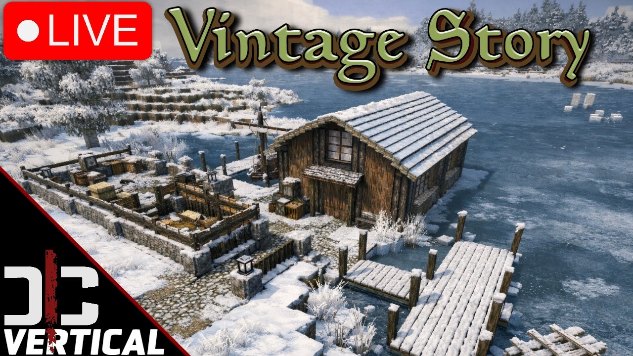 Vertical Live - Vintage Story - DAY 7 Exploring This Minecraft Hytale Survival Type Game