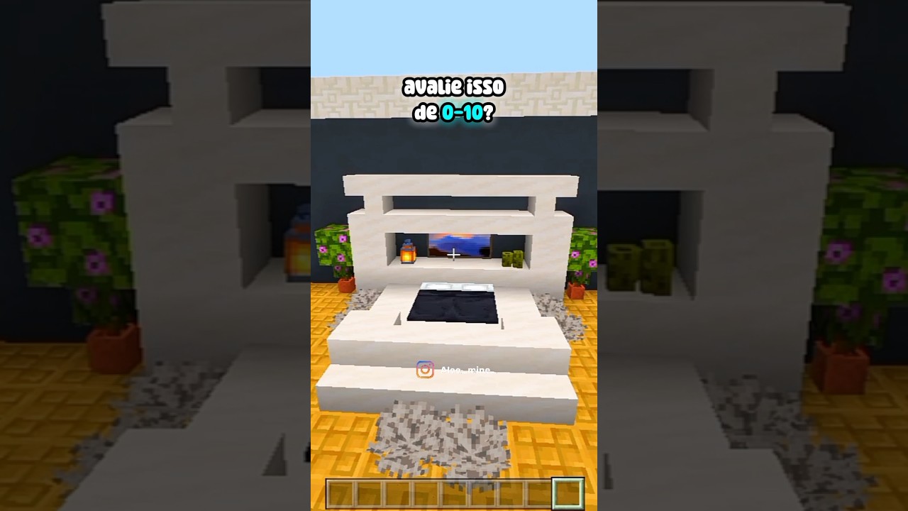 cama moderna 🛏️ | Minecraft tutorial 