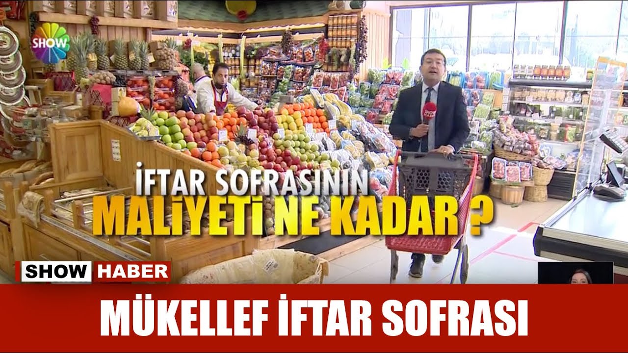 Mükellef iftar sofrası