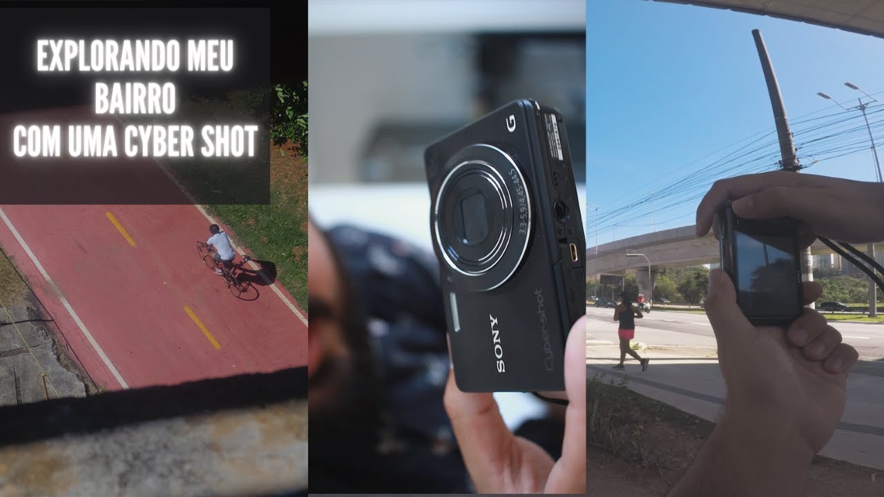 FOTOGRAFIA DE RUA COM CÂMERA ANTIGA | Explorando meu bairro com uma cybershot ! 📸