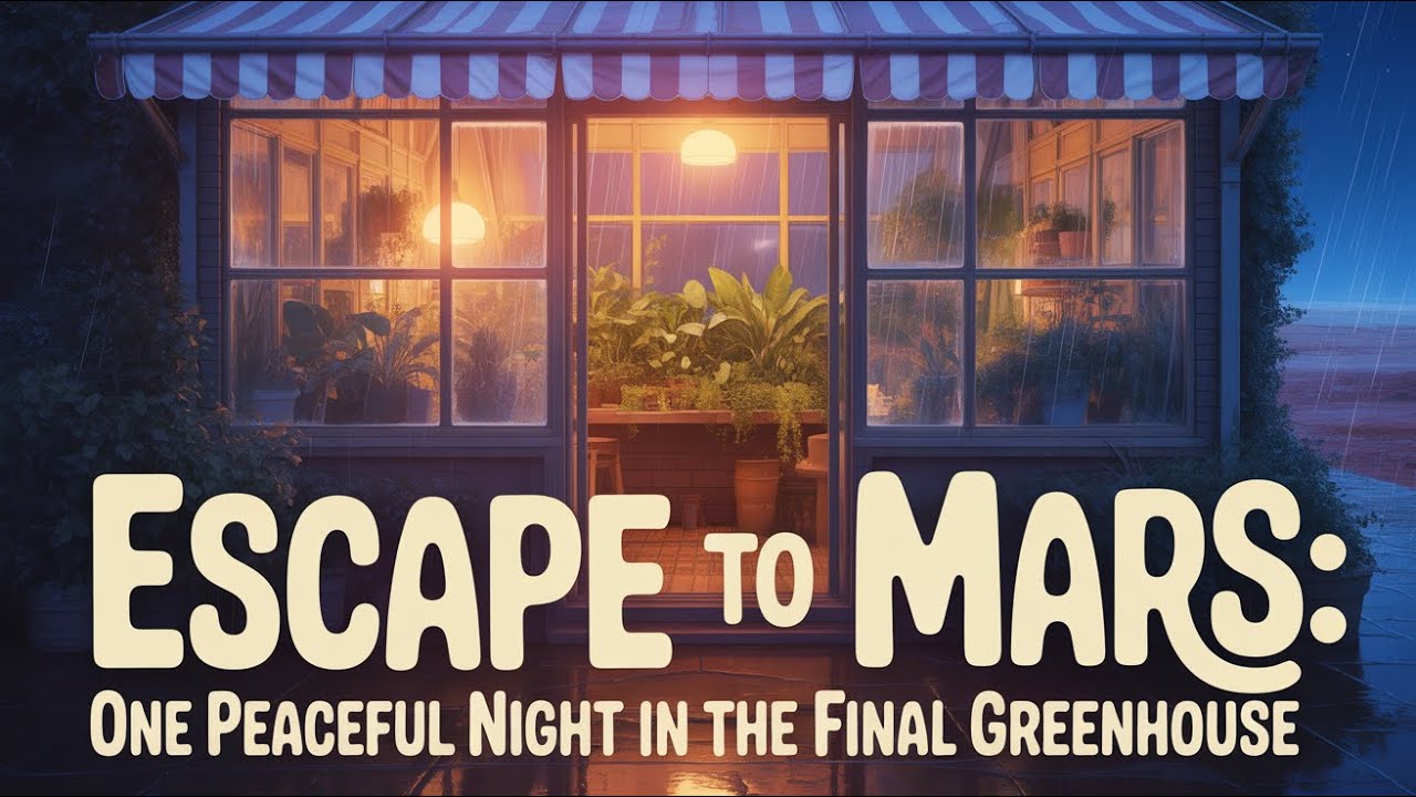 The Last Greenhouse on Mars | Peaceful Botanical Sci-Fi for Sleep