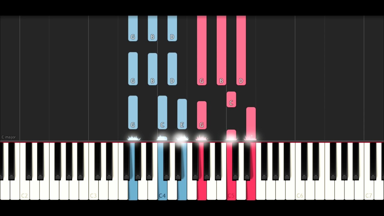 BTS RM & V - 4 O'Clock (Piano Tutorial )