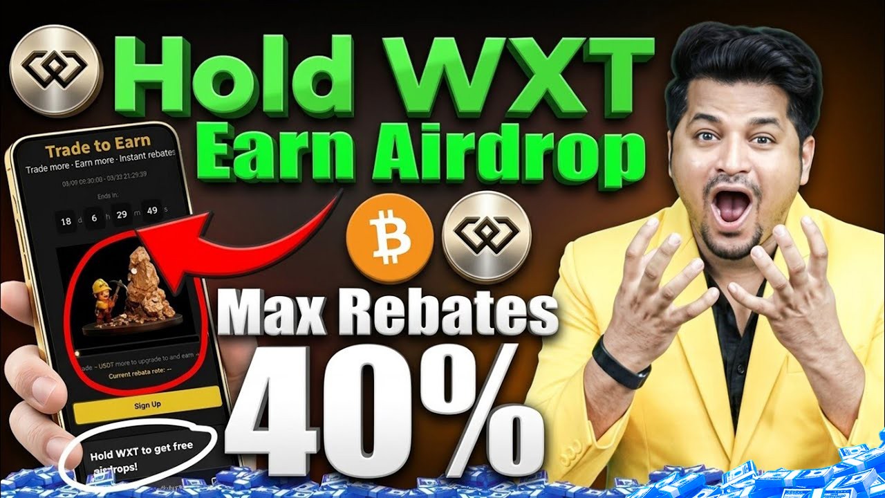 Trade to Earn 40% Rebates! 🔥 Hold WXR & Get Airdrop Rewards | Trade on WEEX Now 🚀