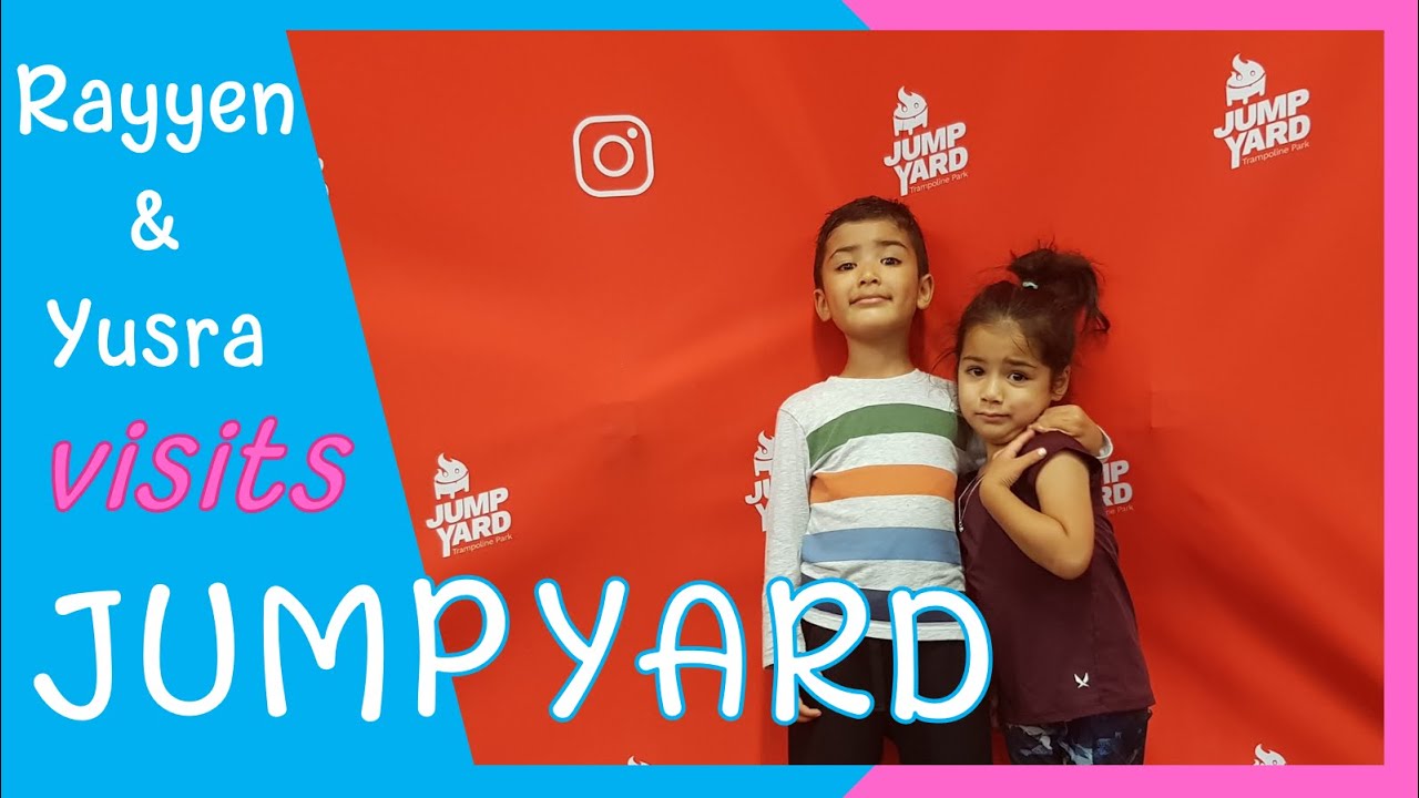 That Was So High!!! | Rayyen and Yusra visits JumpYard Barkarby Trampolinpark | video 13