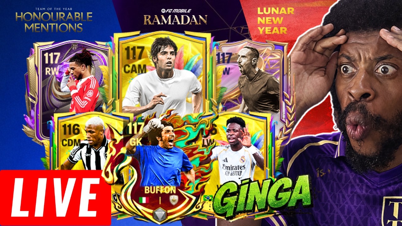 AGORA! MENÇÕES HONROSAS, ANO NOVO LUNNAR E RAMADÃ! ANALISES, DICAS E PACKS AO VIVO! - FC MOBILE