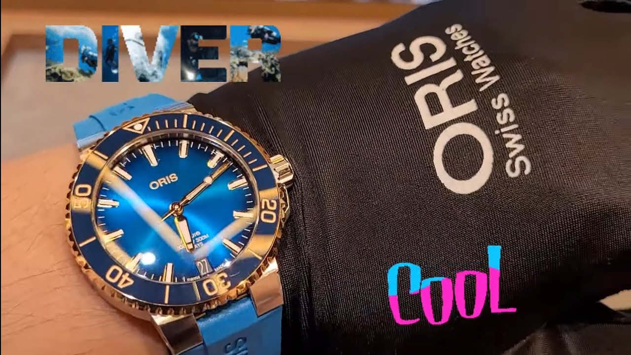 最「豪」係你！豪利時自家機芯5日鍊潛水錶，依家仲有18K金圈版! Oris Aquis Date Calibre 400 with 18K Gold Bezel!