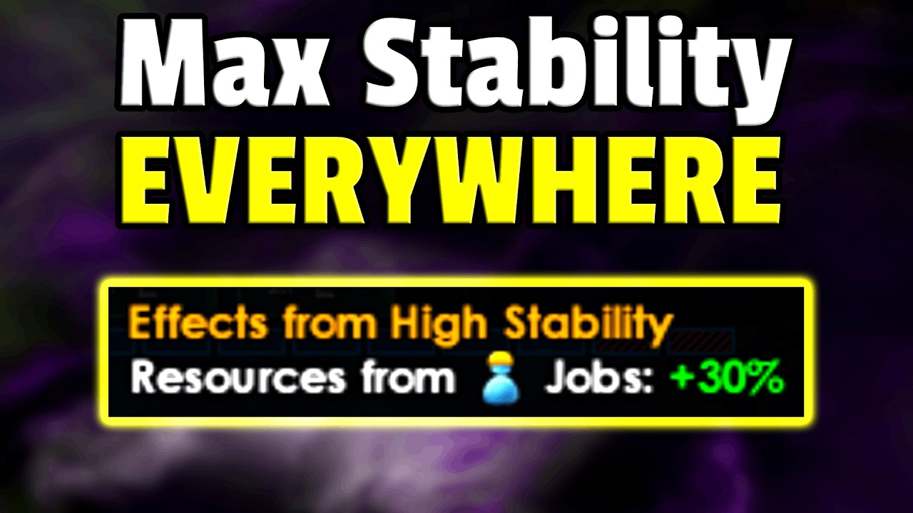 Getting Max Stability Is HUGE In Stellaris 4.3