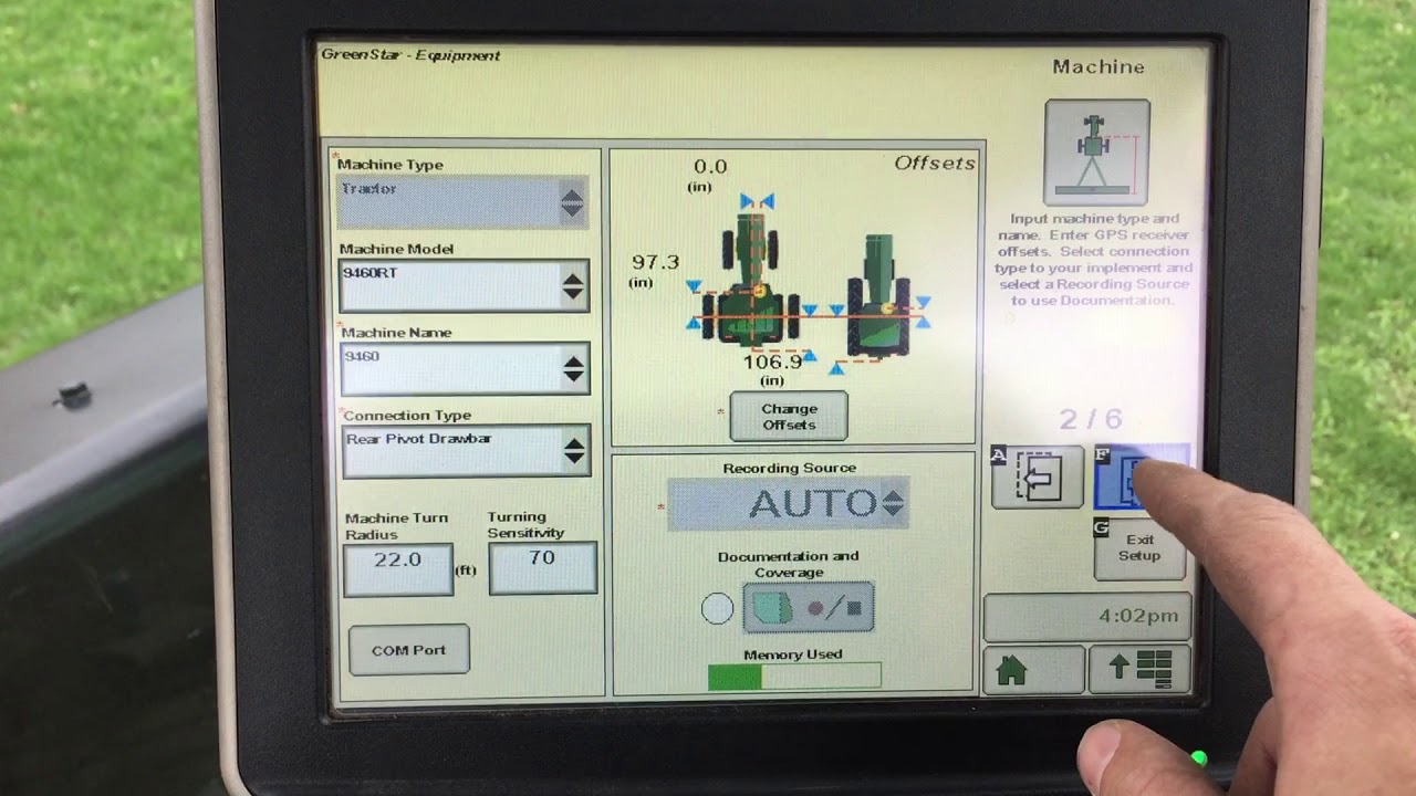Valmar (Salford) ISO Control Setup with John Deere 2630 Monitor