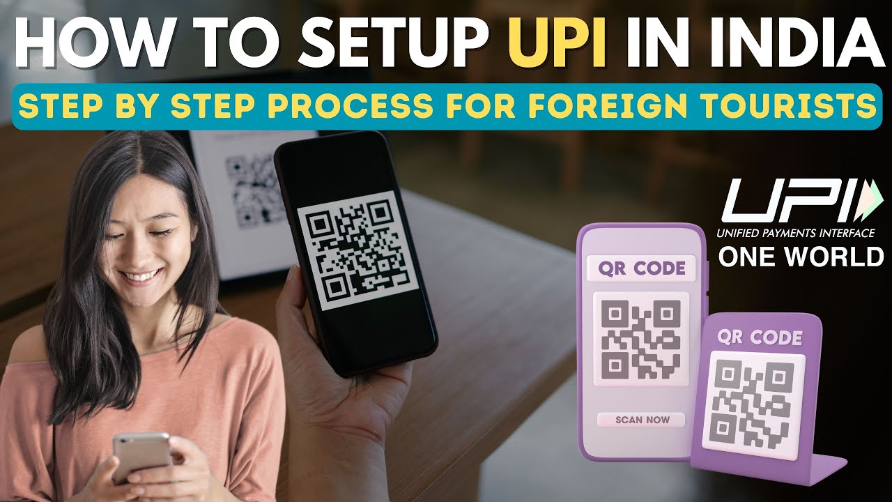 Make cashless payments in India | How to enable UPI as a foreigner | Step by step process explained