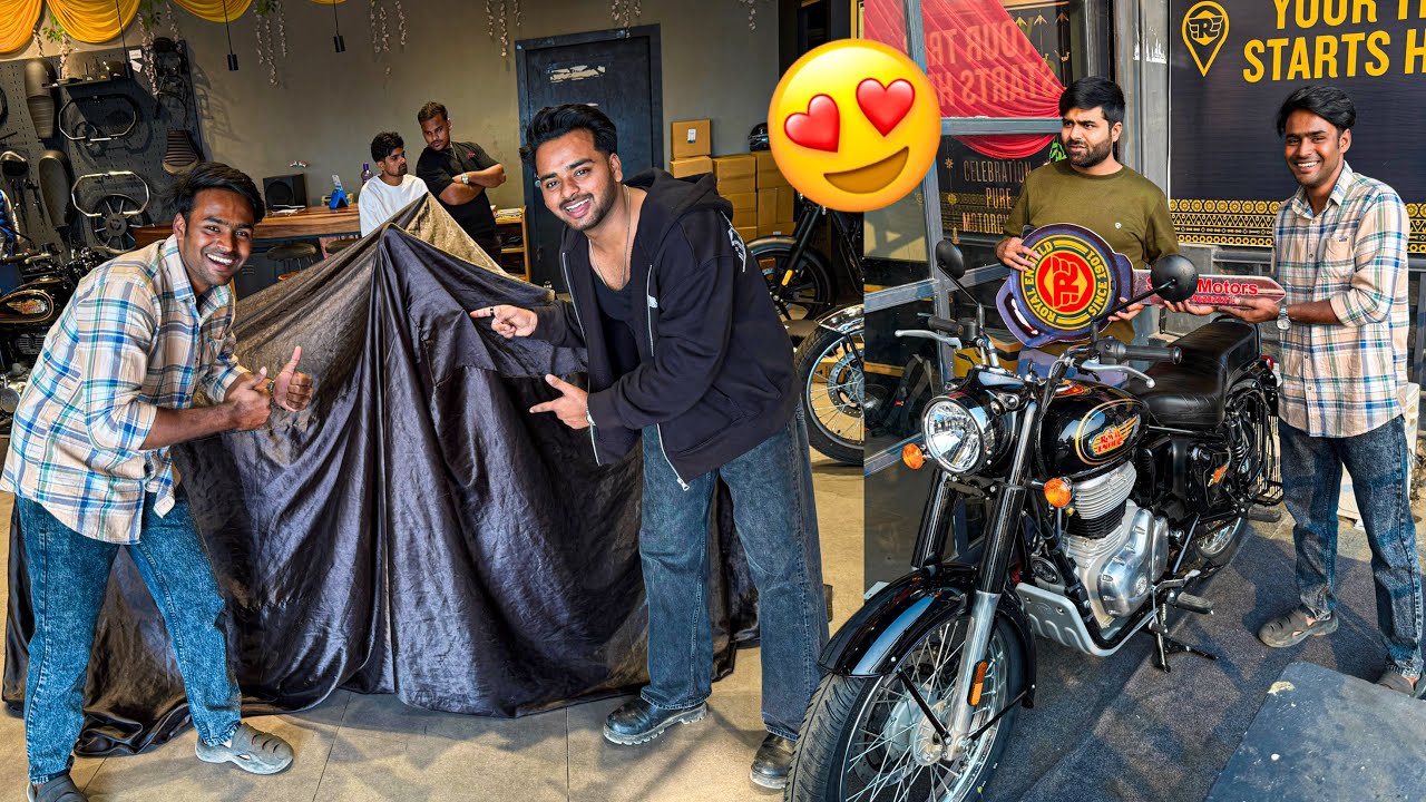 Irfan Ke New Bike Ki Delivery 😍 Bullet Ki Delivery Le Liya 🔥