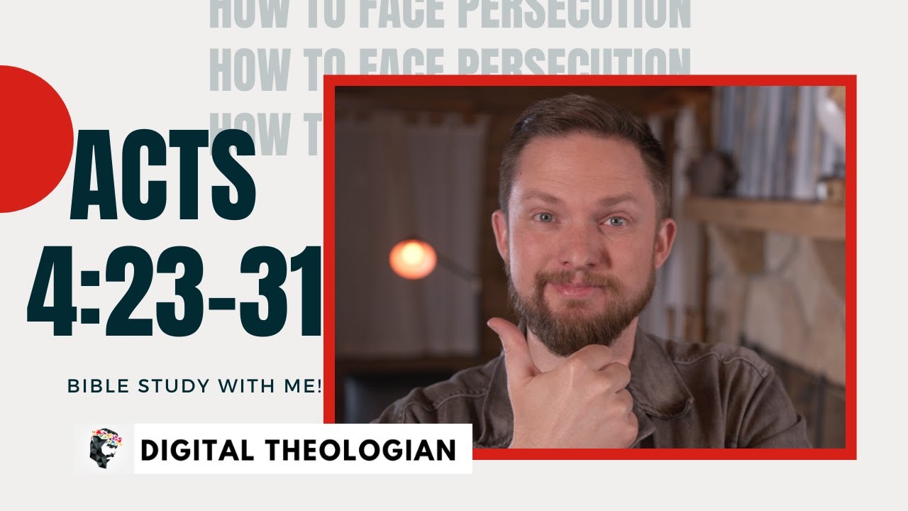 Acts 4:23 - 4:31 Bible Study with Me #acts4 #biblestudy #biblestudywithme #prayer #actsbiblestudy
