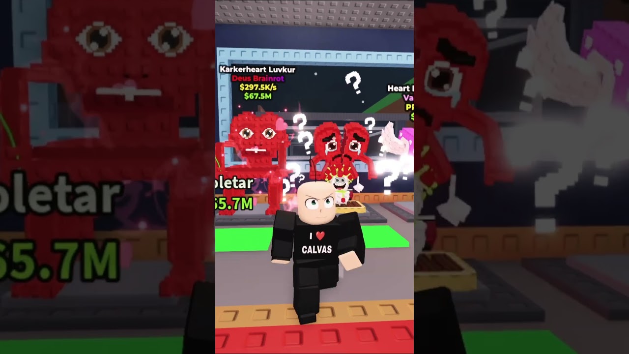 peguei O SECRETO MAIS VALIOSO NA NOVA LUCKY BLOCK VALENTINE #roblox #brainrot #roubeumbrainrot