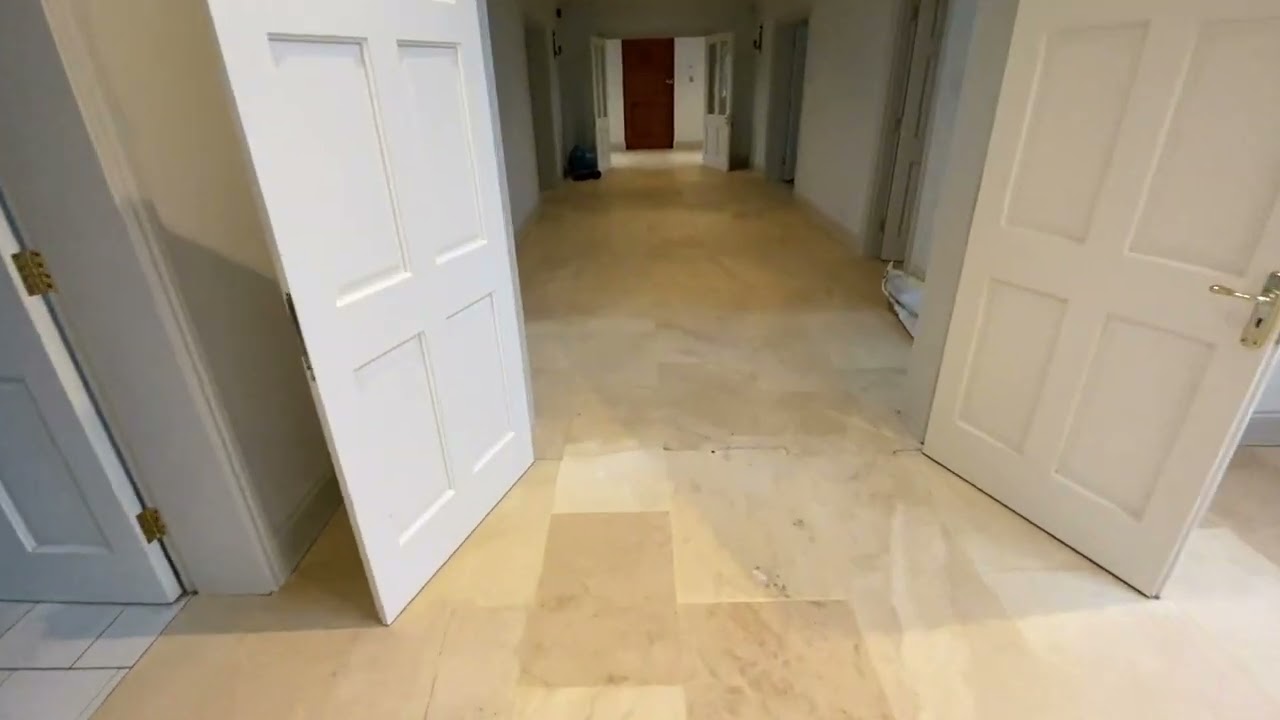 Honed Limestone Floor Cleaning