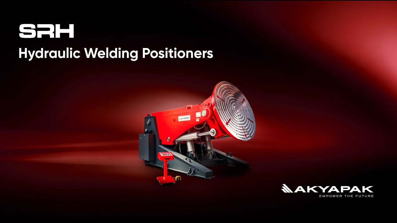 SRH Hydraulic Welding Positioners / SRH Hidrolik Kaynak Pozisyonerleri