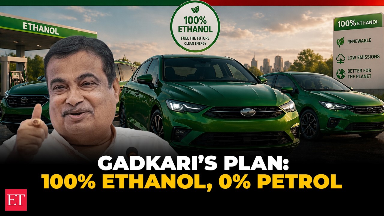 &lsquo;Aim for 100% ethanol blending&rsquo;: Nitin Gadkari cites West Asia crisis for energy self-reliance