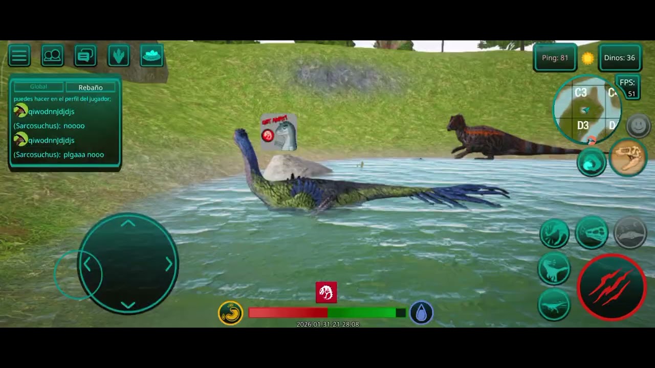 Jugando con Gigantoraptor 