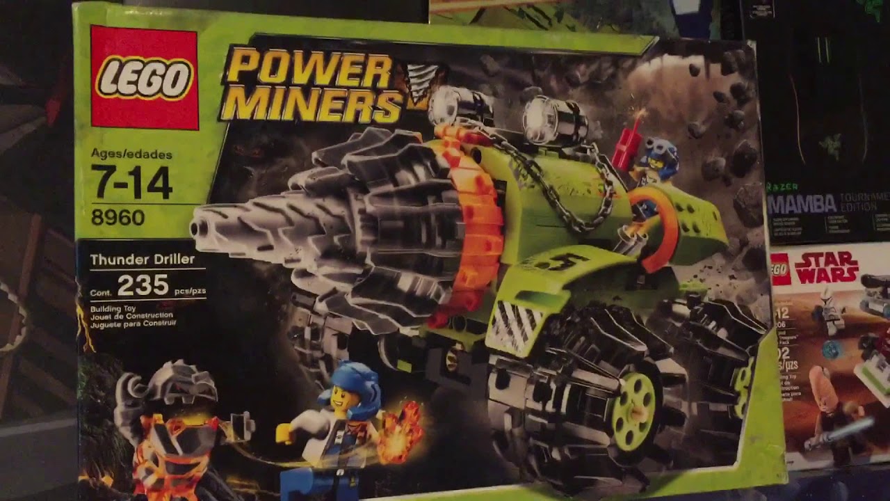 Lego Power Miners - Thunder Driller 8960 Review (обзор)