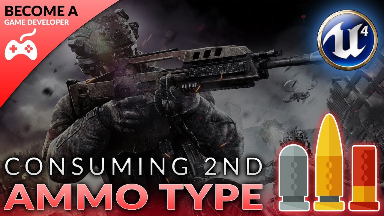 Consuming & Reloading M4A1 Ammo - #42 Creating A First Person Shooter (FPS) With Unreal Engine 4