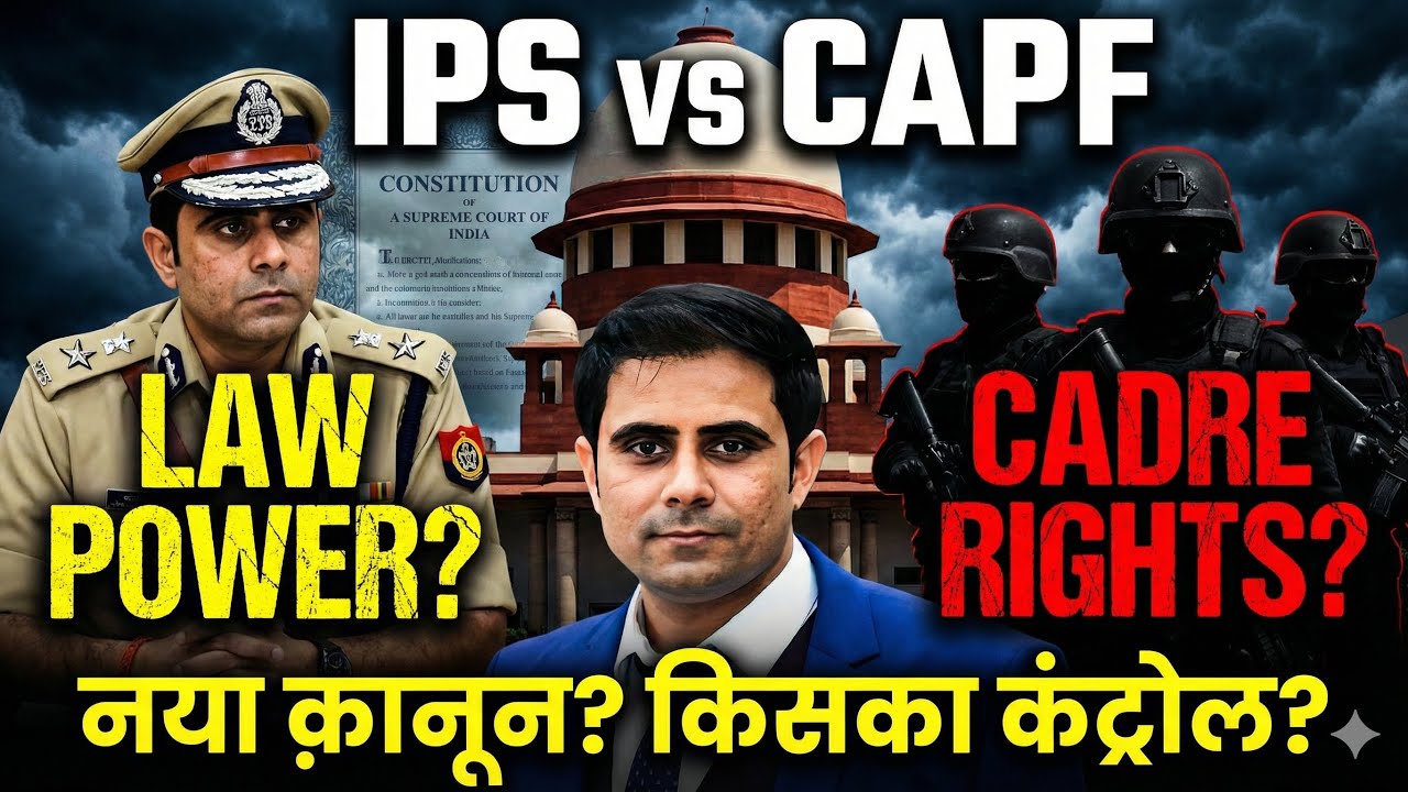 IPS vs CAPF: Is the government making a new law? | Affidavit in the Supreme Court | Police Reform...