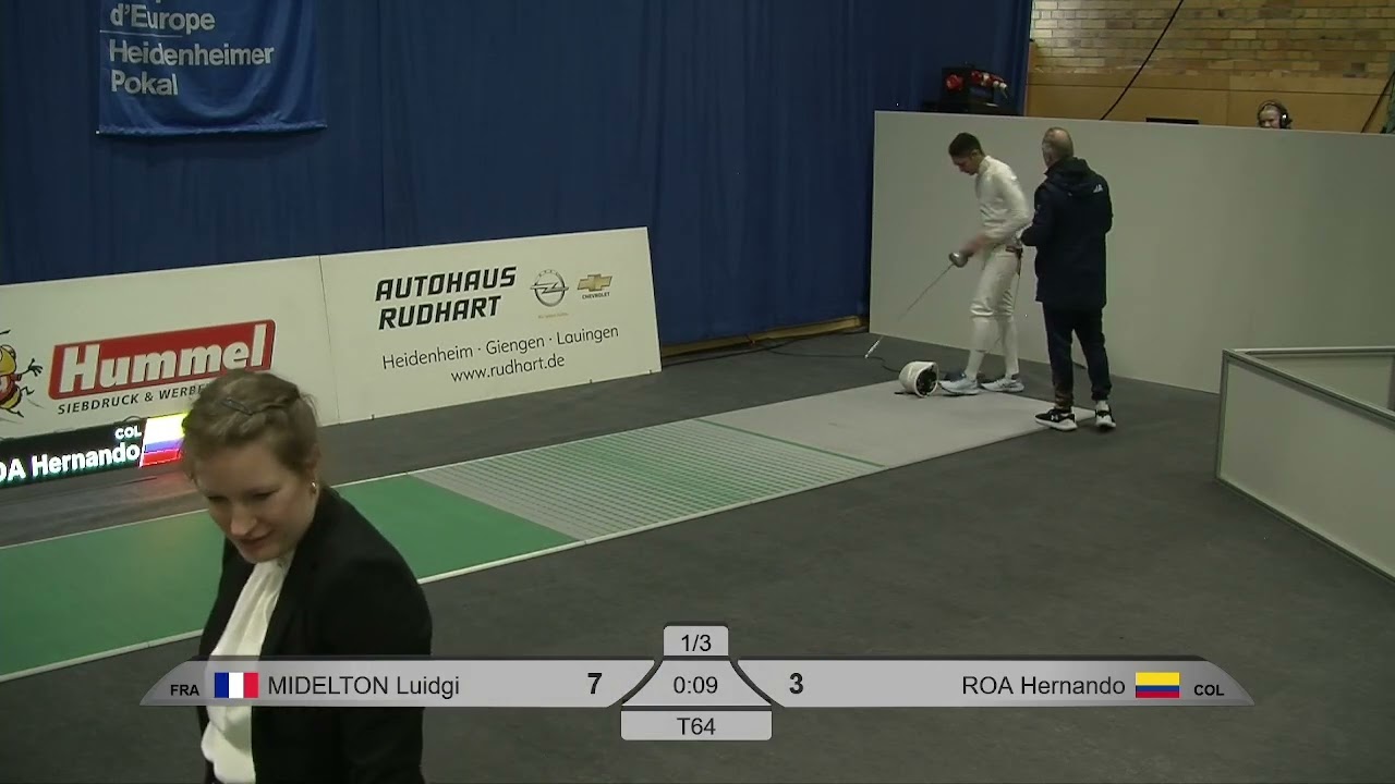 2024 98 T64 23 M E Individual Heidenheim GER WC GREEN ROA COL vs MIDELTON FRA