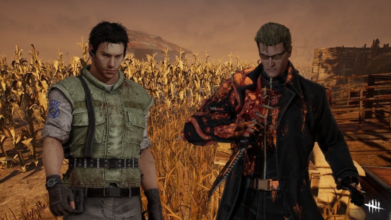 Dead by Daylight Chris vs Wesker (best match) #dbd #gameplay #ps5 #chrisredfield #albertwesker