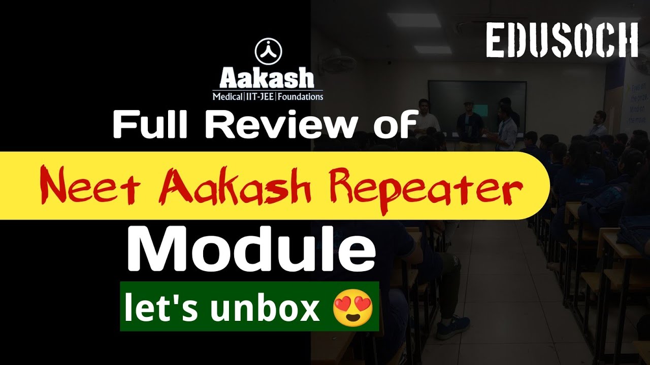 Full review of Aakash Repeater module for Neet aspirants 2026 // study package unboxing of aakash