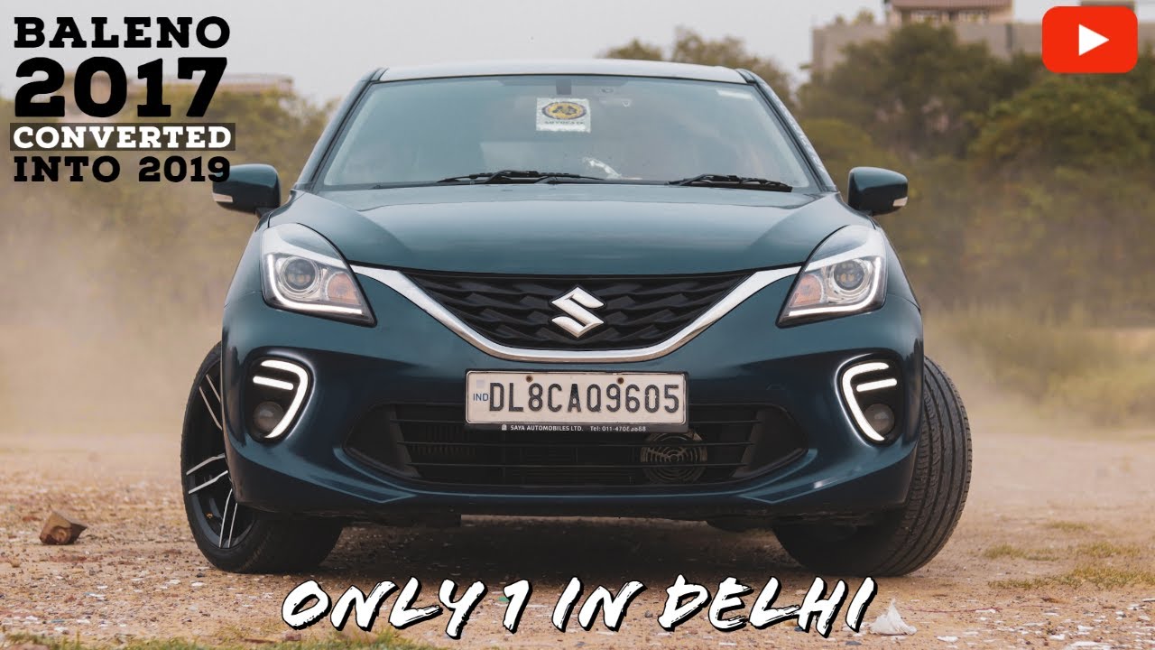 Only 1 in Delhi | Suzuki Baleno converted 2017 into 2019 | Baleno Modified |JJ Automobile Vlogs