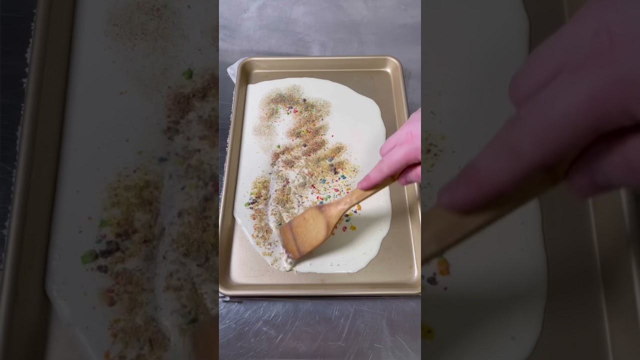 How to make rolled ice cream at home! Subscribe if you want to try and make this! #shorts
