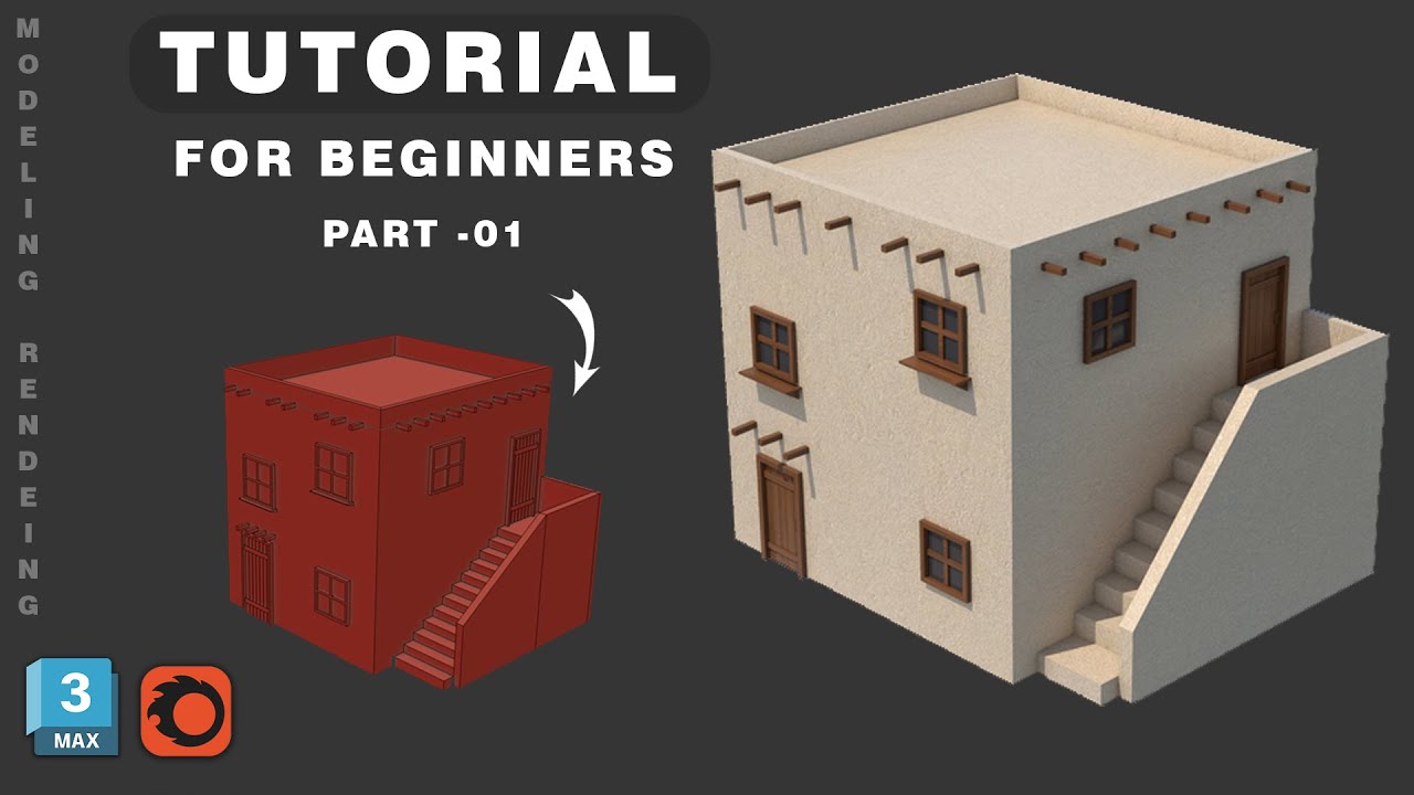 3ds Max Beginner Tutorial - Part 01