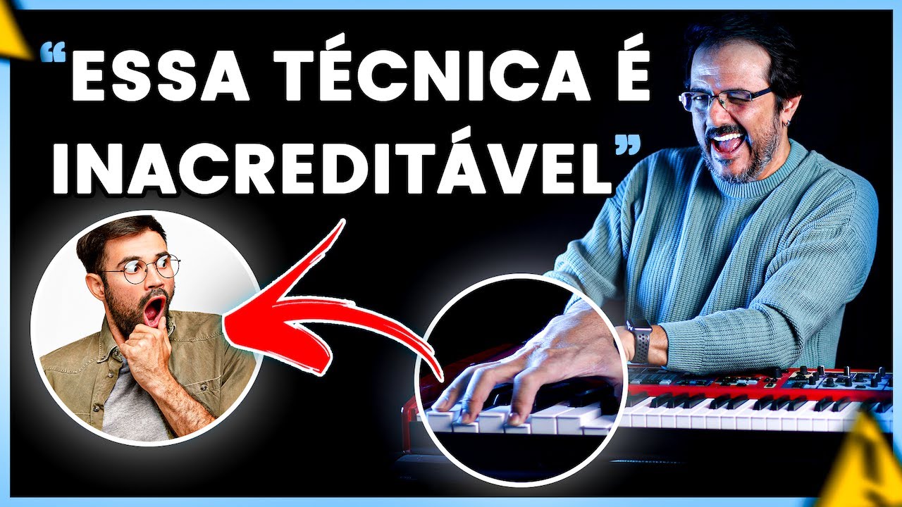 AULA 1 NO TECLADO   UMA TÉCNICA SIMPLES E QUASE INACREDITÁVEL