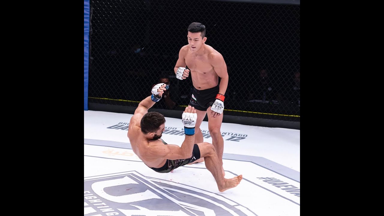 Korean knocks out undefeated Romanian with flying knee: listen to the sound of the knee, wow!