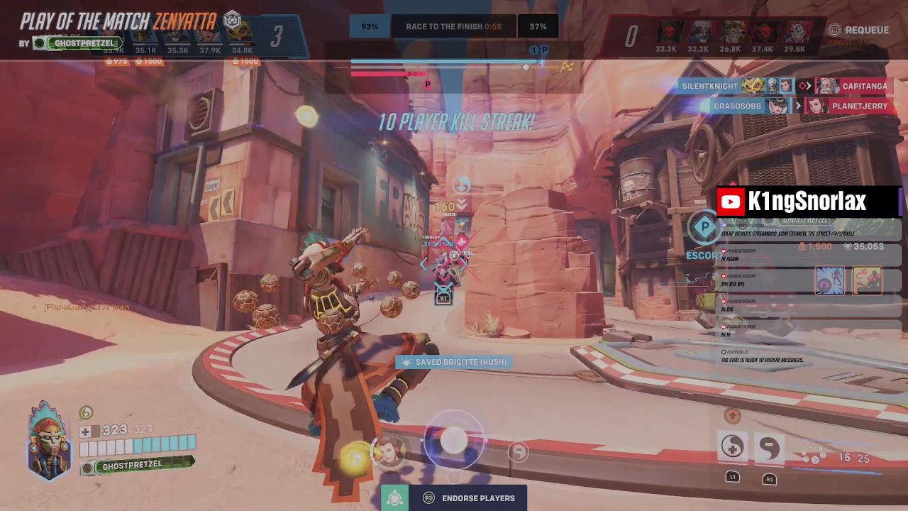 Just gaming with the bros in rank  #PS5 #overwatch2