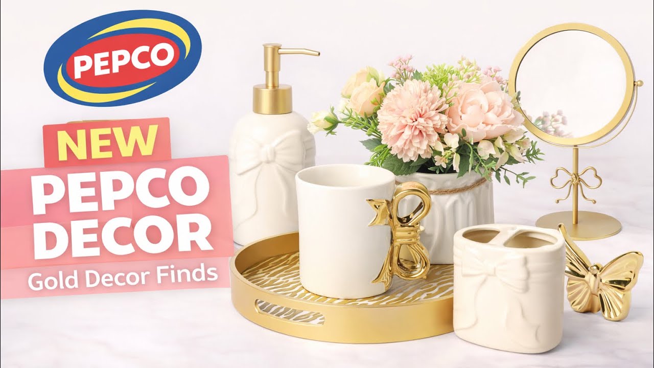 NEW Pepco Home Decor Finds 2026 ✨ Luxury Gold & Cute Spring Decor 🌸 Pepco Haul