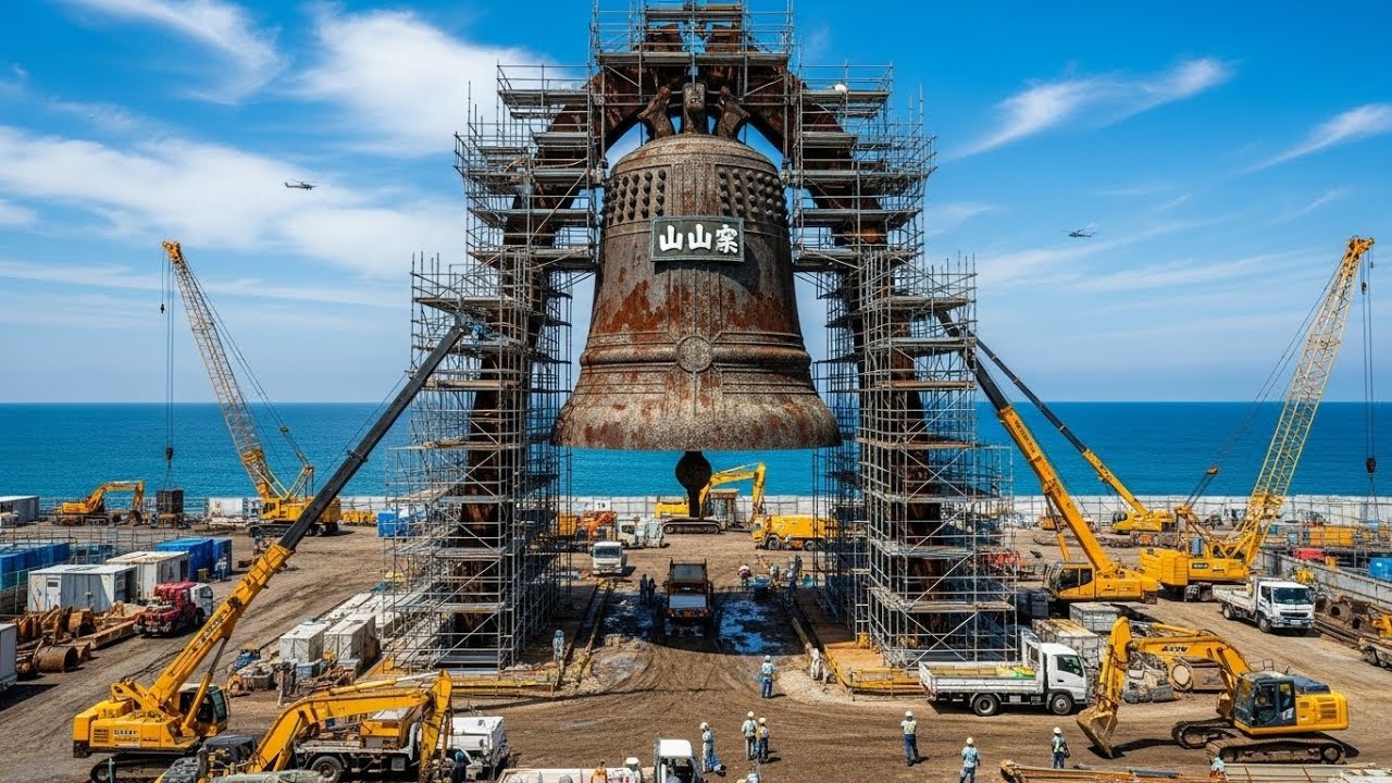 Recovering the Lost Bell of the Japanese Battleship Yamato Full Removal and Polish