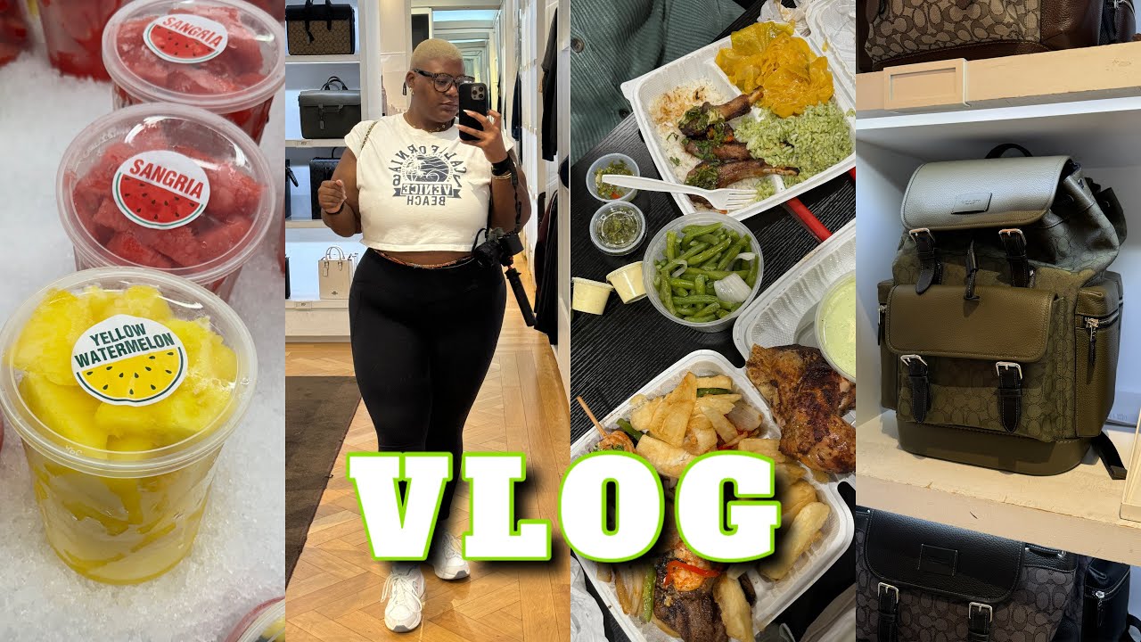 RUKA’S IN TOWNNN 🥹🫶🏾🥰 + THEM TACOS TRIED TO TAKE ME OUT🥲 + SHOPPING AT COACH || VLOG