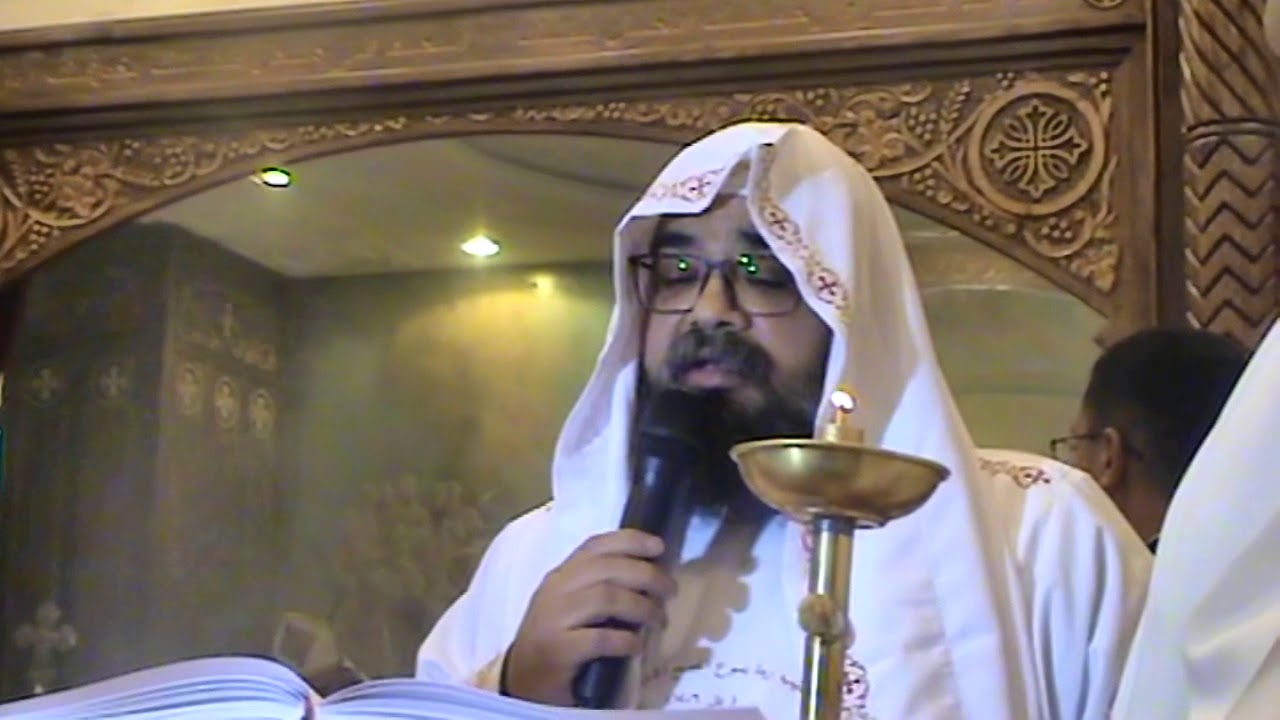 القداس الأول للأنبا بيجول بكنيسة الشهيد مارمرقس الرسول