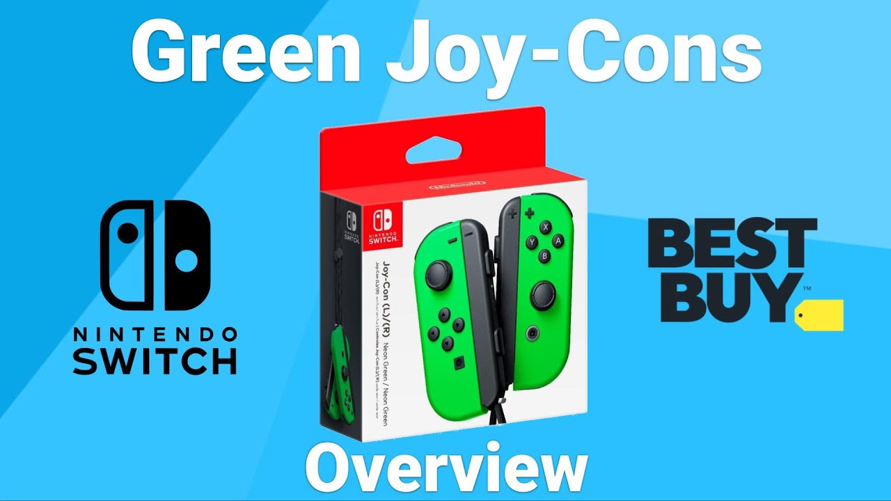 Green Nintendo Joy Cons Pair | Quick Review | Best Buy Exclusive