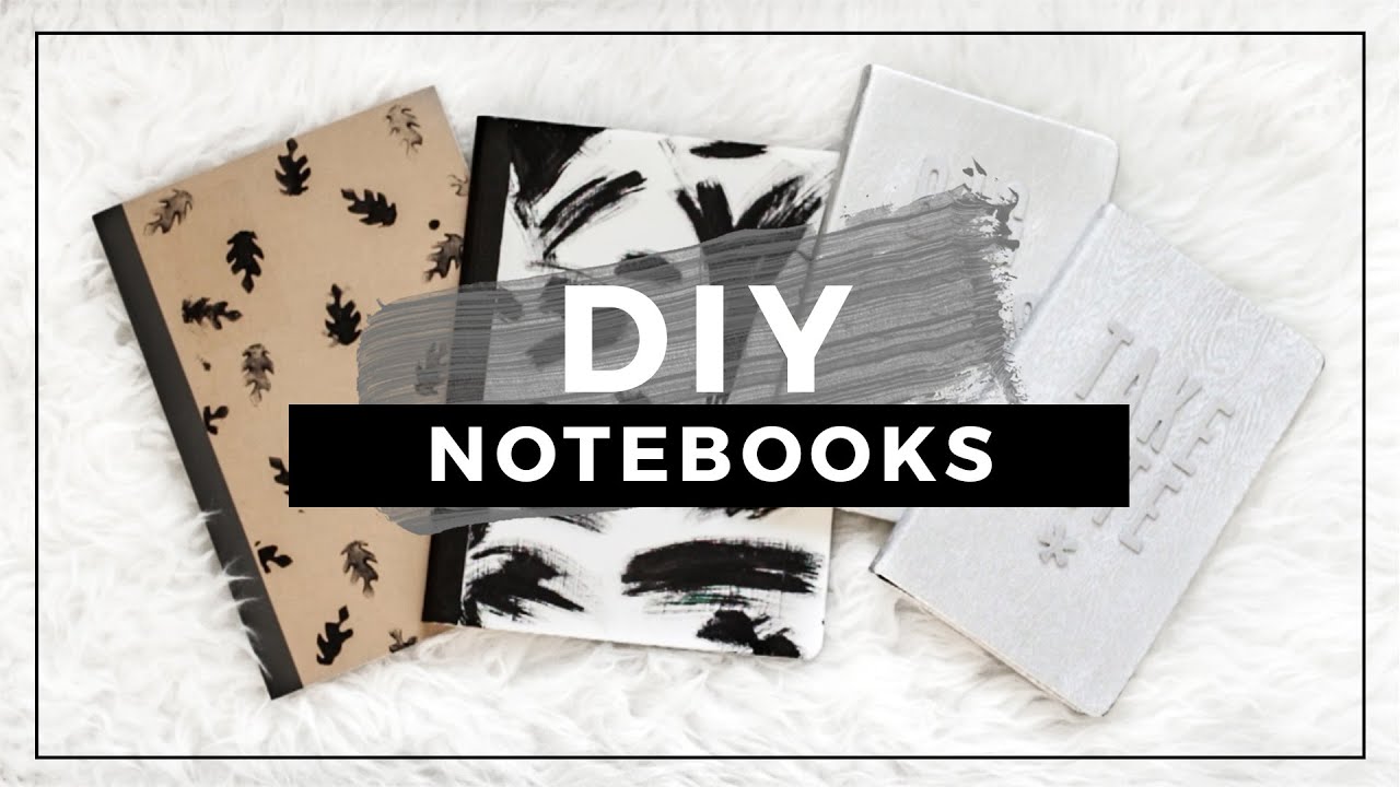 DIY Tumblr Notebooks for Back to School! Easy DIY School Supplies!