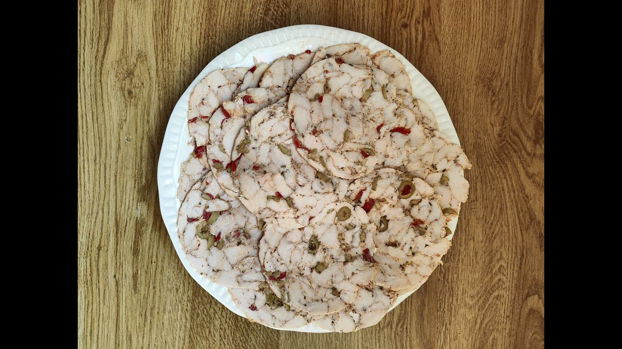 Jambon de dinde aux olives et aux jalapenos avec la presse à jambon Redmond