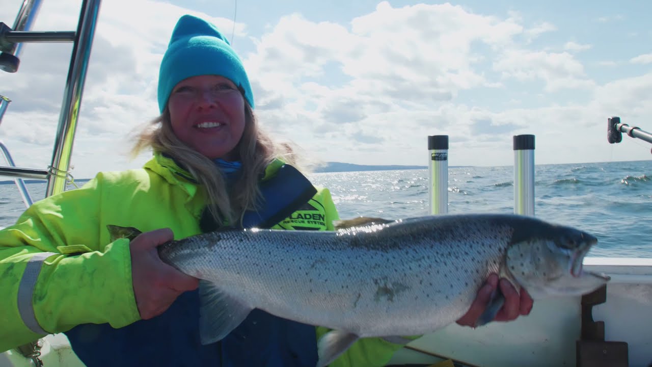 Ansvarsfullt trollingfiske efter lax & öring på Vänern