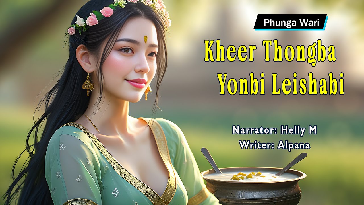Kheer Thongba Yonbi Leishabi || Manipuri Phunga Wari || Helly Maisnam🎤 || Alpana✍️