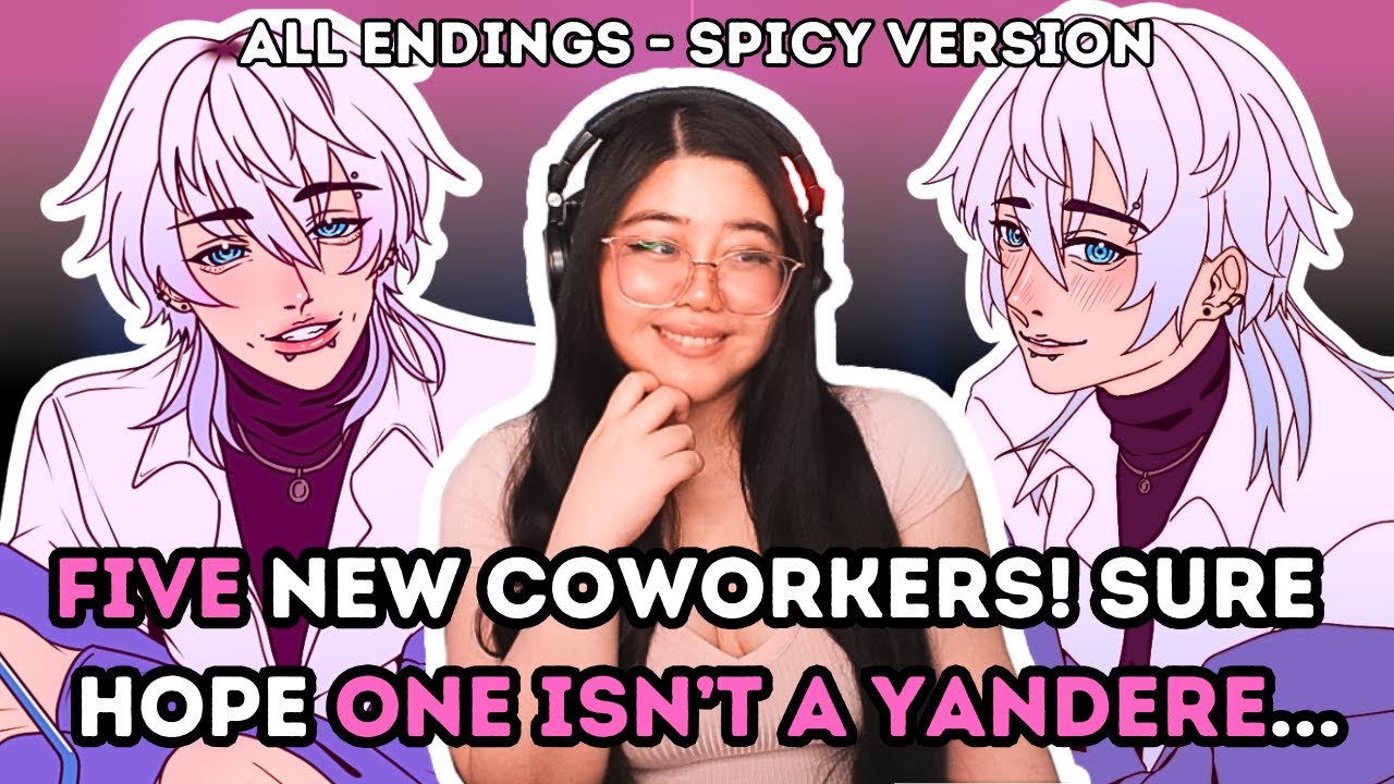 My New E-boy Coworker Is A Yandere... | Office Crush CHAPTER 1 - Yandere Dating Sim ALL ENDINGS