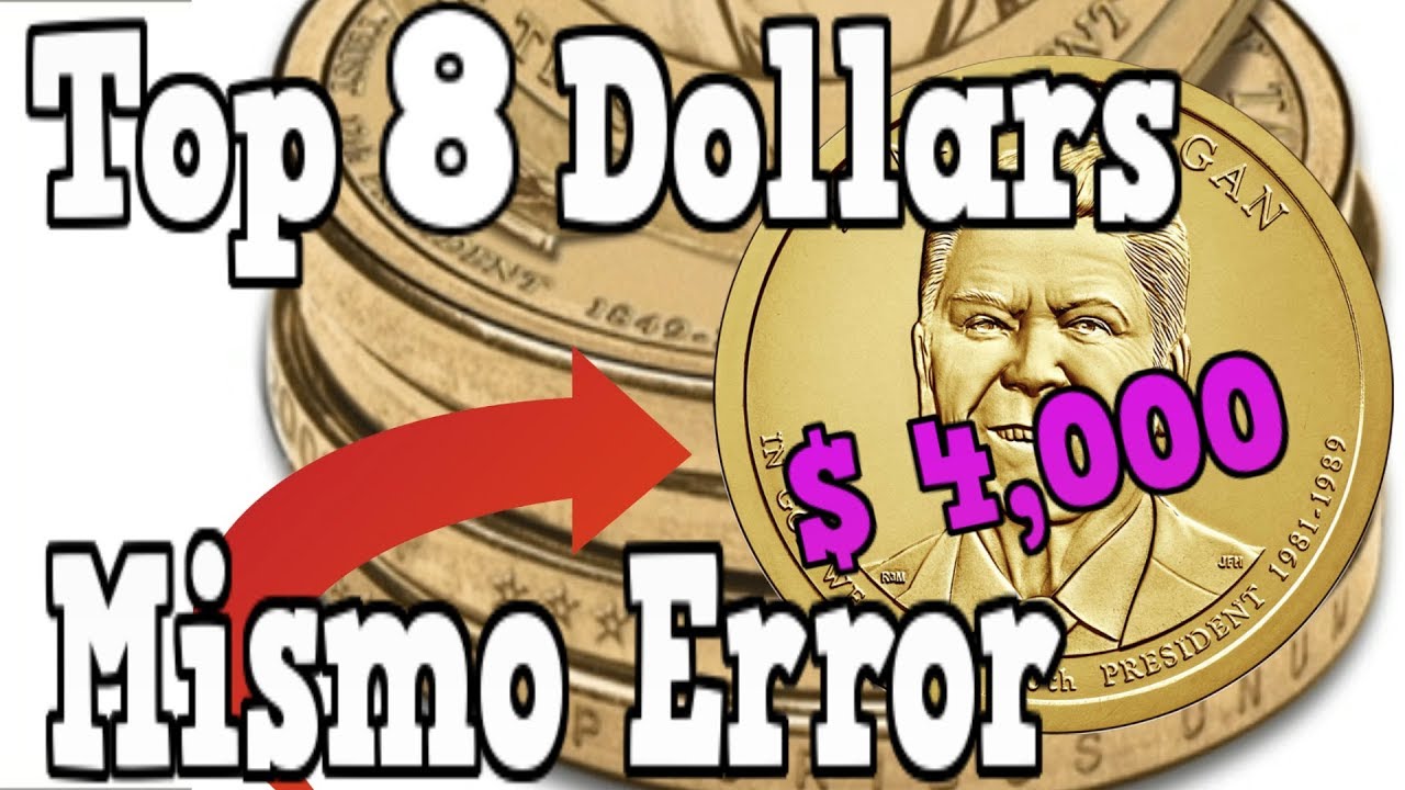Top 8 Presidencial Dollars Con El Mismo ERROR, Missing edge leterring, Monedas valiosas
