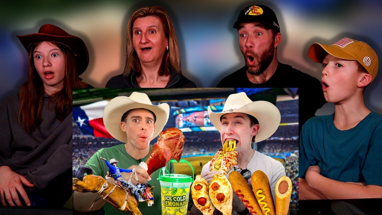 European Family Reacts To Brits try everything at the Texas Rodeo