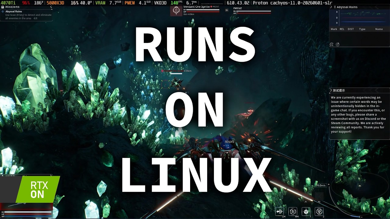 Nova Era: Atom ﻿(Demo) Runs on Linux [Multiplayer] [Unreal Engine 5] [RTX On] [DLSS FG]