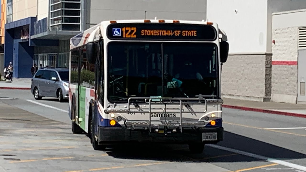 SamTrans 2010 Gillig BRT 40' #461 on 122