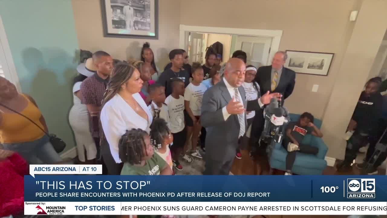 People share encounters with Phoenix PD after release of DOJ report