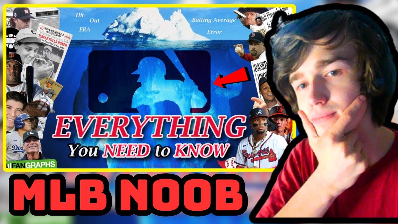 MLB Noob Reacts To EVERYTHING You Need To Know About The MLB Iceberg