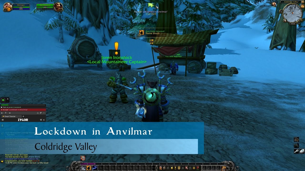 Let's Play - Everyquest - World of Warcraft - Coldridge Valley - Lockdown in Anvilmar